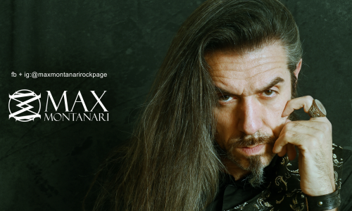 El rockero italiano Max Montanari