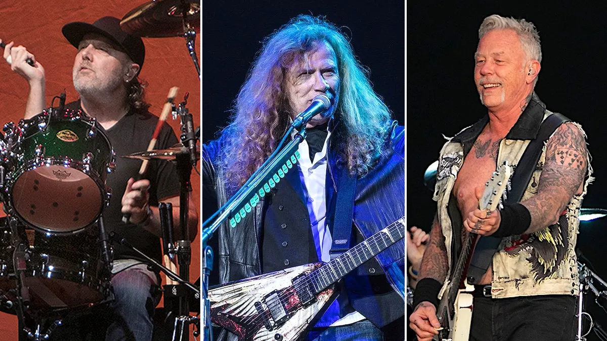 Dave Mustaine, James Hetfield y Lars Ulrich